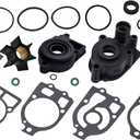 96148A8 Water Pump Repair Kit for Mercury Outboards And Mercruiser Stern Drive with Water Pump Base Replaces 18-3320 46-96148A8 (Black)