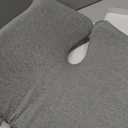 C CUSHION LAB Patented Pressure Relief Seat Cushion for Long Sitting Hours on Office/Home Chair, Car, Wheelchair - Extra-Dense Memory Foam for Hip, Tailbone, Coccyx, Sciatica - Light Grey (Gray)