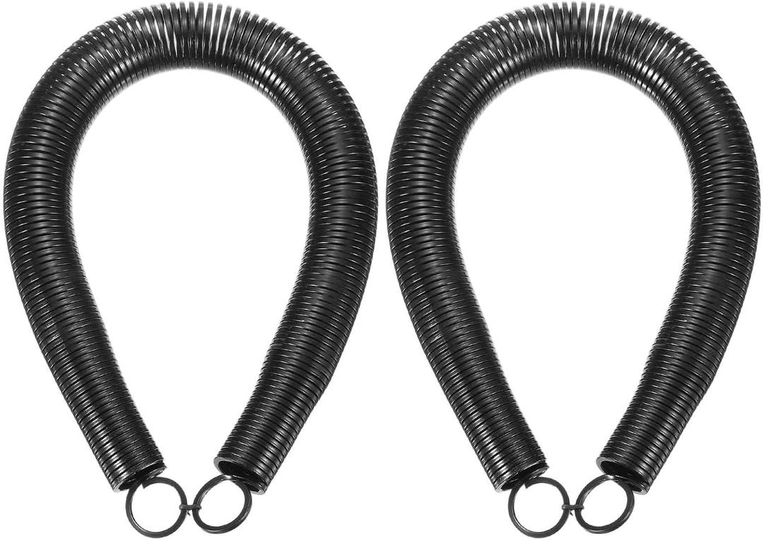 HARFINGTON 2pcs PVC Spring Tube Bender 34mm OD 520mm Long A Type Conduit Pipe Bender Bending Spring for Pipe Bending Devices in Home Hydropower, Black