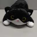 Weighted Cat Stuffed Animal,Cute Black and White Tuxedo Cat Plush Soft Weighted Plushies, Cuddleable Sensory Comfort Pillow for Kids Boys Girls Christmas Birthday Gift17in 1.6lbs (['17 inches (45 cm)'])