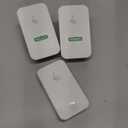 Door Bell Ringer Wireless, Batteryless Wireless Doorbell Loud Enough, Smart Remote Wireless Doorbells for Home Apartment Classroom Office, One Self-Powered Push Button & Two Plug in Receivers, White (1TX+2RX)