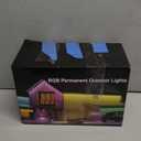 Fussion 200ft Permanent Outdoor Lights for House, 2025 Smart RGB LED Outside Lights with APP Remote Control, IP67 Waterproof Eternity Eaves Lighting for Christmas, Halloween, Holiday, Party, Daily