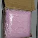 Tosnail 3 Pack 3 Tiers Plastic Cupcake Stand Dessert Stand Tiered Serving Trays with Pink Rod Candy Pastry Holders for Baby Shower, Wedding and Party - Pink Rod