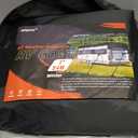 Rv Cover 210D Oxford Cloth Class C Rv Cover Wind, Rain and Snow Proof Rv Covers for Roof Only Rv Covers for Roof Only,Black-12m×3m