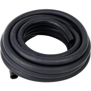 LokoCar Rubber Fuel Hose Line Push Lock 3/16" ID SAE 30R7 NBR 25ft 300PSI Black