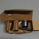 Bambaw Double Edge Safety Razor with 5 Safety Razor Blades, Single Blade Razor for Men with Razor Stand, Double Edge Razor, Safety Razors for Men - Black