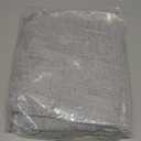 DriftAway Double Layer Linen Blackout Tie Up Curtains Thermal Insulated Fully Lined Balloon Roman Shade Bathroom Window Adjustable Rod Pocket for Small Window 39 Inch by 55 Inch Gray (Grey)