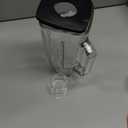 Replacement Parts 5-Cup Square Glass Jar with Lid,Compatible with Oster Blender