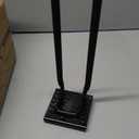 TIDYME Garage Tool Organizer Wall Mount - 64 inches - Sturdy Storage Rack with Adjustable Hooks, Anti-Rust - Easy Installation, 400lbs Capacity - Garden Tool Organizer (04 Racks & 08 Hooks) (Black)