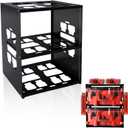 Mounting Plate Compatible with Mil.Waukee Packout, Adjustable Heavy Metal Material Shelf, Holds Up to 8 Boxes for Tool, Storage and Organization System