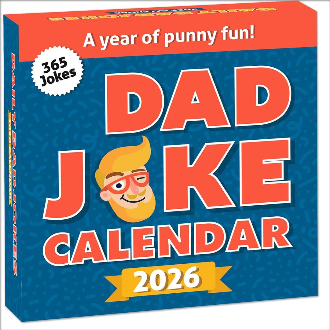 Dad Joke Calendar 2026 | Page A Day Tear Off Calendar Gift For The Dad Joke Lover, Great Christmas Gift, Funny Daily Dad Jokes Desk Calendar, Stocking Stuffer Gift For Men & Women, 365 New Jokes & Puns for The New Year