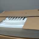 IRIS USA 24" 8-Panel Dog Playpen, 83.5 x 83.5 x 23.63, Puppy Playpen, Dog Play Pen Indoors, Pet Fence, Puppies/Small Dogs, White