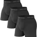 Pair of Thieves Super Fit Men's Boxer Briefs – Soft, Breathable, Quick-Dry Underwear with 4-Way Stretch (2 & 3 Pack) XL