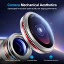 X-it 2-Pack Camera Lens Protector for iPhone 16/15/14 Pro Max&16/15/14 Pro, [Shatterproof & Impact Resistant] 9H High-Alumina Tempered Glass, Anti-Scratch, Dustproof, Strong Adsorption, Case Friendly, Ultra HD Clear