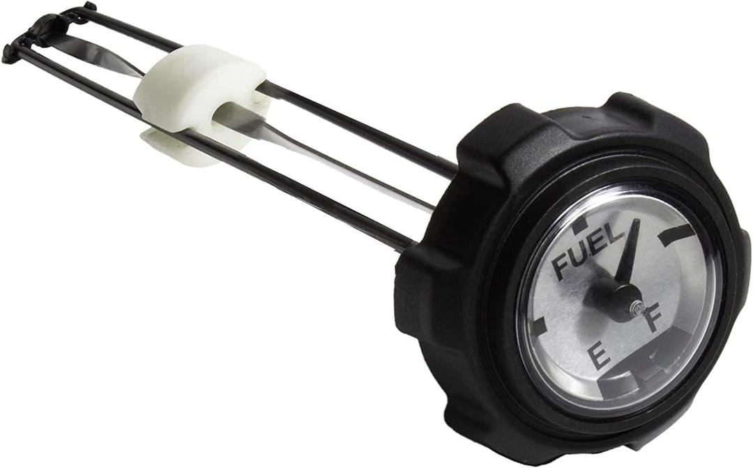 Raider 22621 9" Snowmobile Screw on Gas Fuel Cap with Gauge (Black)