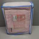 Smoofy Fluffy Queen Comforter Set 3 Pieces - Pink Fleece Fluffy Comforter Set, Luxury Fuzzy Queen Bedding Set, Soft Warm Bed Set All Season, Heavy Faux Fur Comforter with 2 Pillow Cases