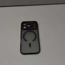 Symcele Designed for iPhone 17 Pro Case, Compatible with MagSafe, [Camera Protection] [15FT Military Drop Protection] Shockproof Translucent Matte Anti-Slip Phone Case, 6.3", Black