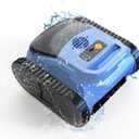 (2025 Upgrade) Pool Vacuum for Inground Pools, Robotic Pool Cleaner, Wall Climbing Pool Cleaner, Cleans Pool Floors, Drain & Walls & Waterline, Cleaning Up to 2100 Sq.ft, 180 Min