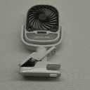Arctic Air Grip Go Evaporative Cooler, Cordless & Portable Fan with 3 Speeds, Universal Clamp 360 Degrees Head Swivel, USB Charging, 5-Hour Battery, Personal for Home, Office, Car More, White