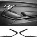 Carbon Fiber Interior V Door Panel Trim Cover Frame Decoration Interior Accessories for Chevrolet Camaro 2016-2023