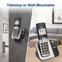 VTech Cordless Phone with Large Display and Big Buttons, DECT 6.0 with Caller ID/Call Waiting, Full Duplex Speakerphone, ECO Mode, Last 10 Number Redial, Easy to Use,VG231