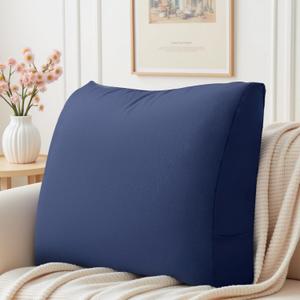 Back Support Pillow for Couch Bed Rest Back Pillow with Removable Cover, Comfortable Back Pillows for Sitting in Bed or Sofa for Living Room, Bedroom, and Home Decor, 23.6*5*19.7in