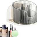 Rotating Makeup Organizer - Dustproof Makeup Organization Rotating Cosmetic Organizer | Multi- Adjustable Cosmetic Storage Rack Space Saving Skincare Makeup Holder la