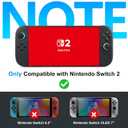 BHGift for Switch 2 Grip Case (2025), Dockable Case with Ergonomic Grip for Handheld as a Real Gamepad, Shockproof Protective Case Accessories for Switch 2