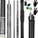 Carbon Fiber Pool Cue Stick 58" Professional Pool Sticks for Adults Full Carbon Technology Low Deflection Pool Cue Billiard Cues with 12.5mm Tip