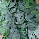 60Pcs Fake Nandina Greenery Stems 18" Artificial Silk Greenery Leaves for DIY Bouquet Filler Table Centerpieces Decor