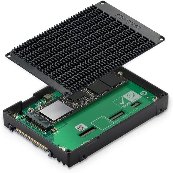 QNAP QDA-UMP4 M.2 PCIe 4.0 NVMe SSD to U.2 PCIe NVMe SSD Adapter for PC and NAS