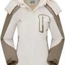 CAMEL CROWN Women's Ski Jacket Winter Snow Coat Warm Fleece Mountain Waterproof Female Jacket Snowboarding jackets Size Medium