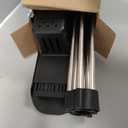 CLNGAI Roll Up Dish Drying Rack,Expandable Over The Sink Dish Drainer,Stainless Steel Kitchen Rolling Sink Rack with Utensil Holder,Length Up to 22.3" (Black)