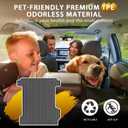 Powerty Truck Bed Mat for 2019-2025 2026 Chevy Chevrolet Silverado/GMC Sierra 1500 Accessories 5.5FT Vehicle Bed All Weather Truck Bed Liner TPE Pickup Bed Mat Black