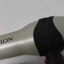 REVLON Turbo Hair Dryer with Advanced Ionic Technology, Ceramic Coating | Turbo Heat and Cold Shot Features, 1875 Watts for Fast Drying and Shine (Silver) (Grey)