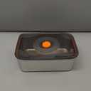 Layhit 16 Sets 34oz Stainless Steel Food Storage Containers with Lids Large Reusable Stackable Metal Container Outdoor Rectangle Fruit Lunch Box for Picnic Travel Dishwasher and Freezer Safe