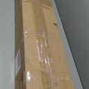 48 Inch Ceiling Fans with Lights and Remote, Low Profile Flush Mount Modern Wood Ceiling Fan with Light, 5 Blades, Dimmable, Wall Switch, 6 Speed DC Motor