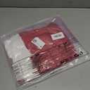 RSLOVE Women Christmas Lingerie Set 3 Piece Sexy Santa Babydoll Red Chemise with Belt and Cuffs (Red, M)