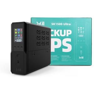 SKE 1500VA/900W Small UPS Battery Backup & Surge Protector for Computer UPS Uninterruptible Power Supply Phoenix VL1500