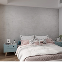 48"×354" Extra Wide Thick Large Size Light Grey Concrete Wallpaper Peel and Stick Industrial Gray Concrete Cement Contact Paper Waterproof Wall Sticker for Bedroom Garage Basement Store Walls