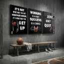3pcs Inspirational Basketball Canvas Wall Art Basketball Sports Posters Prints Teen Boys Sports Spirit Wall Decor Pictures for Teen Boys Living Room Bedroom Home Decoration Unframed