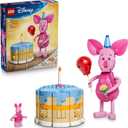 LEGO Disney Piglet's Birthday Fun Building Toy - Winnie The Pooh Toy for Girls & Boys, Ages 9+ - Gift for Birthdays - Kids Room Decor - 43305