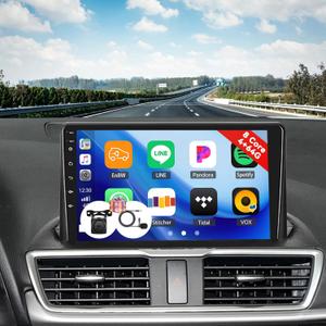 8 Core Car Radio Stereo for Mazda 3 Axela 2014-2019,4G+64G Android 13 Wireless Carplay Android Auto,9 Inch Touchscreen Car Radio with GPS WiFi Bluetooth FM/RDS SWC Dual USB/AUX-in Backup Camera