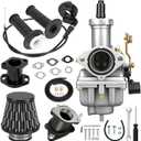 PZ27 Carburetor Kit Compatible with Predator 212 224 196cc Coleman CT200U CT200U-EX TaoTao Coolster CG 125cc 150cc 250cc Engine XR100 ATV Dirt Pit Bike Mini Bike Go Kart Parts