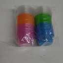 Coloch 50 Pack Plastic Bomber Cups, Disposable Bomb Cups Assorted Colors Power Bomber Double Shot Glass for Mixed Drinks, Shots, Party