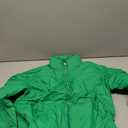 Cityork Women's Winter Quilted Jackets Casual Long Sleeve Puffer Coat Padded Outwear with Pockets Green XS