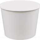 Tabletop king 5 lb. White Disposable Paper Ice Bucket - 25/Pack