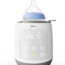 HEYVALUE Bottle Warmer, Baby Bottle Warmer 10-in-1 Fast Baby Food Heater&Thaw BPA-Free Milk Warmer with IMD LED Display Accurate Temperature Control for Breastmilk or Formula for Bottles (gray)