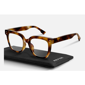 Miyya Blue Light Glasses for Women & Men – Oversized UV & Blue Light Blocker Chunky Frames, AllDay Comfort, Stylish Eyewear