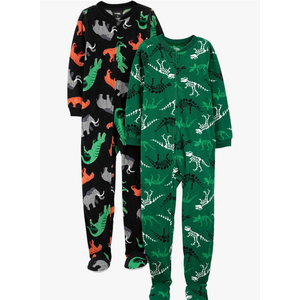 Simple Joys by Carter's Kids' Loose-fit Flame Resistant Fleece Footed Pajamas Size 8
